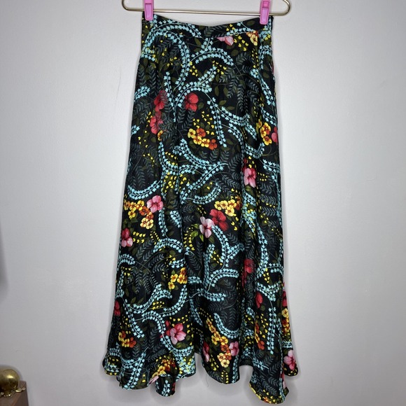 New Sara Roka Maxi Skirt in Liberty Floral‎ Sz 40